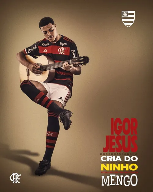 
				
					Flamengo recria capas de álbuns de Jorge Ben Jor para comemorar os 85 anos do artista
				
				