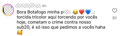 
				
					Torcida do Bahia movimenta redes sociais e pede derrota contra o Botafogo-PB pelo Nordestão 2024
				
				