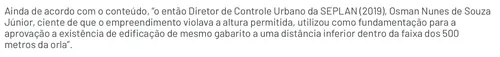 
				
					MPPB vai abrir investigação criminal para apurar autorização de construção de prédio irregular na orla de João Pessoa
				
				