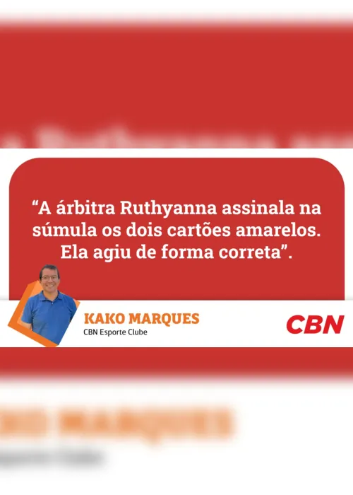 
                                        
                                            Treze: Kako Marques analisa que árbitra justificou os cartões de Gui Campana
                                        
                                        