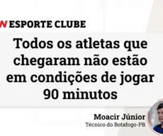 Botafogo-PB: Moacir Júnior avalia que os seus reforços não estão em condições de jogar 90 minutos