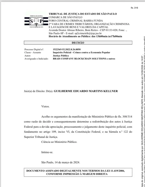 
				
					Caso Braiscompany: PC de São Paulo pede novas prisões e inquérito é remetido para a Paraíba
				
				