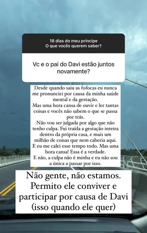 
				
					Távila Gomes confirma fim de relacionamento com Luva de Pedreiro e revela traições
				
				